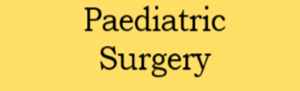 Paediatric Surgery